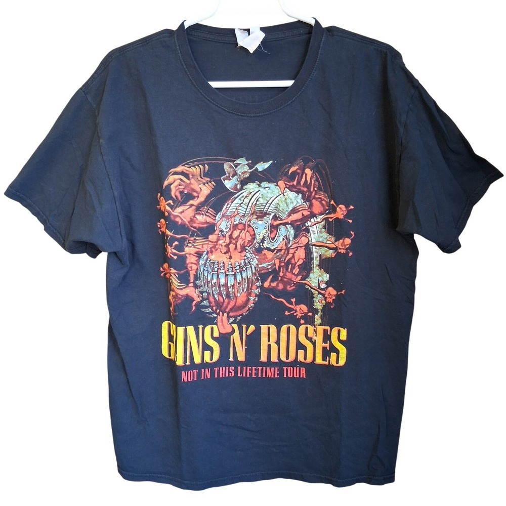 Guns N' Roses 2017 Not In This Lifetime Tour SS Large Tee 2 Dbl Sided‎ No Flaws